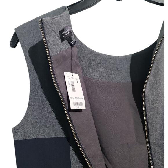 The Limited Color Blocked Sheath Dress Blue Gray Size 4 NWT - Picture 5 of 5